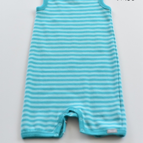 Striped shorts romper - Picture 2 of 2